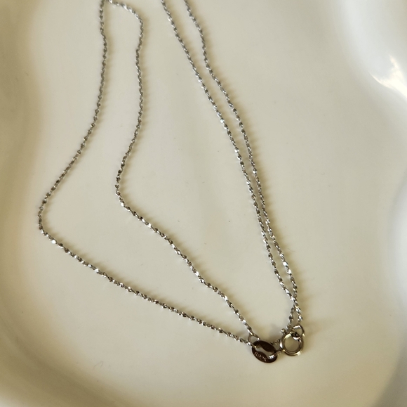 Sterling Silve3 Singapore Chain - Picture 1 of 3